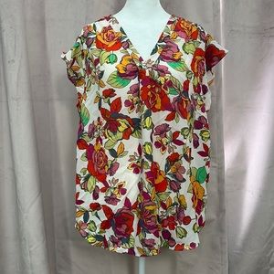 Chaus floral polyester blouse